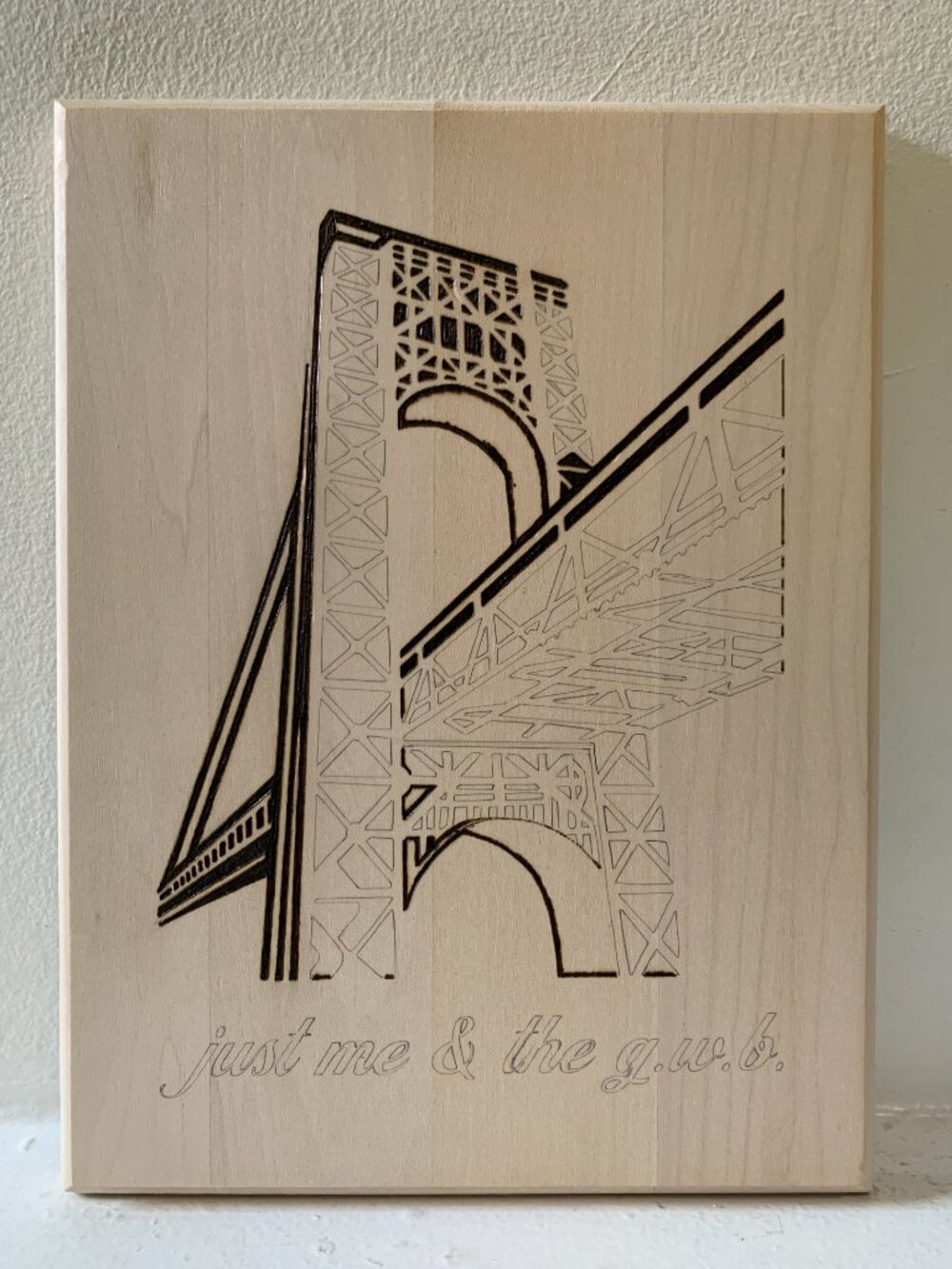 Custom piece wood-burned by hand - Picture 6 of 16